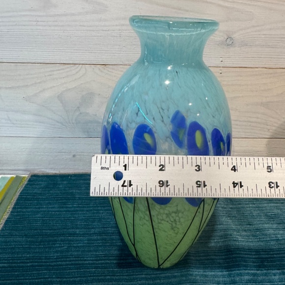 Hand Blown Glass Art Deco Spring Garden - Picture 10 of 10